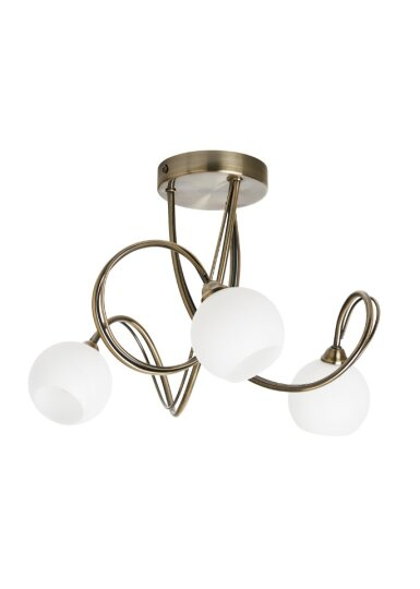 Soni 3 Light - Flush Antique Brass - Image 6