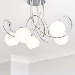 Soni 5 Light  - Flush Chrome