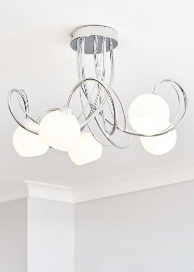 Soni 5 Light - Flush Chrome