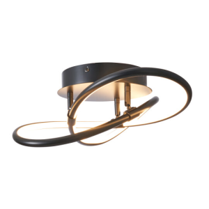 Eero Knotted shape Satin Black LED - Flush