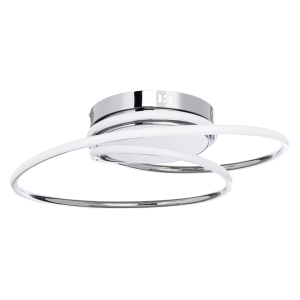 Pei Rings LED Ceiling Light Chrome - Flush