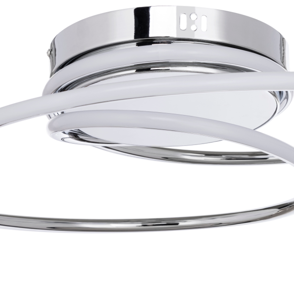 Pei Rings LED Ceiling Light Chrome - Flush - Image 2