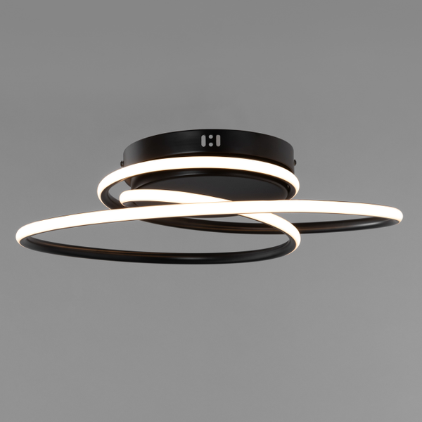 Pei Rings LED Ceiling Light Black - Flush - Image 2