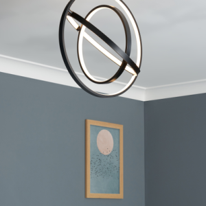 Ingel 3 Rings Orbital LED Black - Flush