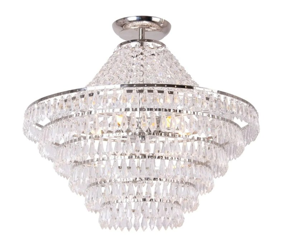 Ivy Flush Large - Polished Nickel