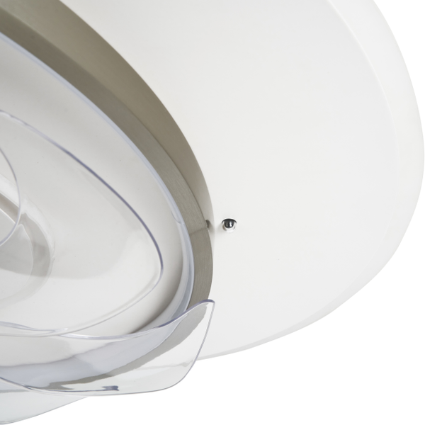 Ingram LED dimmable Fan Light with Remote Control - Satin Nickel - Image 6