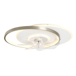Ingram LED dimmable Fan Light with Remote Control - Satin Nickel - Image 13