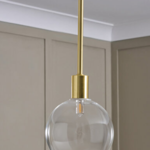 Hennock Brass Ceiling Light - Pendant