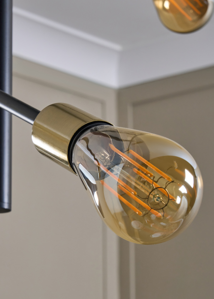 Calvet 6 Light Adjustable Spider Fitting - Pendant
