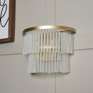 Aubrey Satin Brass -  Wall Light