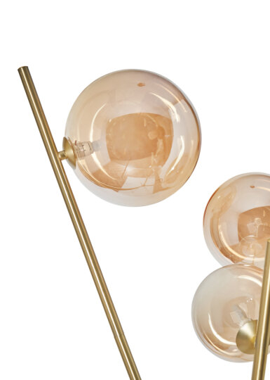 Lincoln tripod with 3 glass ball shades - Floor Lamp - Image 2