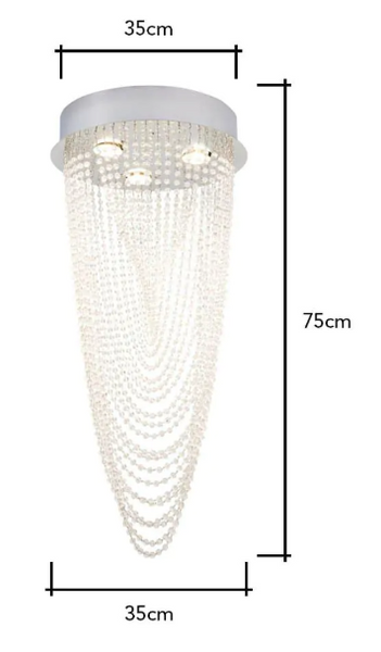 Valerie 3 Light Ceiling Light - Flush - Image 3