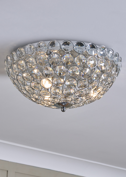 Ava Ceiling Light Chrome - Flush - Image 3