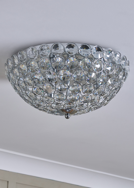 Ava Ceiling Light Chrome - Flush - Image 4