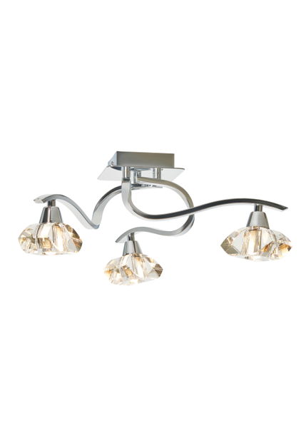 Bella 3 Light Flush - Chrome - Image 7
