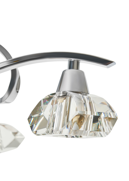 Bella 3 Light Flush - Chrome - Image 8