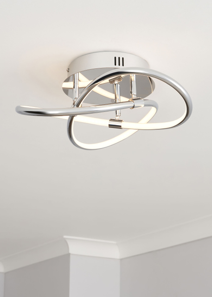 Eero Knotted shape Chrome LED - Flush - Image 5