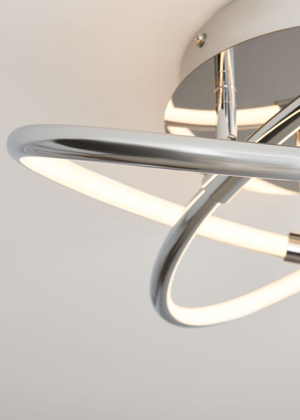 Eero Knotted shape Chrome LED - Flush - Image 7
