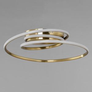 Pei Rings LED Ceiling Light Brass - Flush