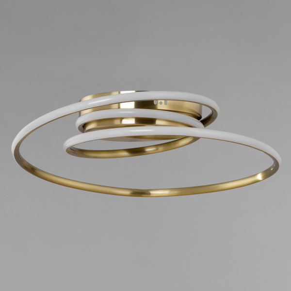 Pei Rings LED Ceiling Light Brass - Flush