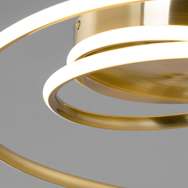 Pei Rings LED Ceiling Light Brass - Flush - Image 4