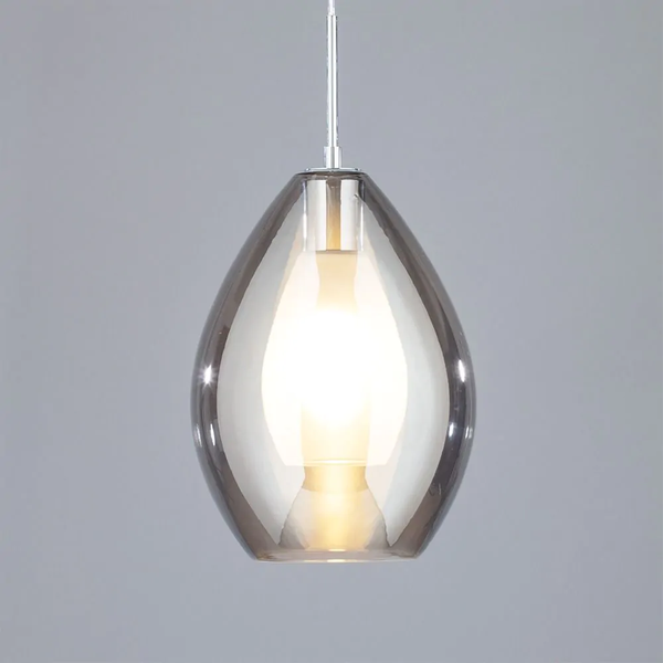 Carmella1 Light Smoke Ceiling - Pendant - Image 5