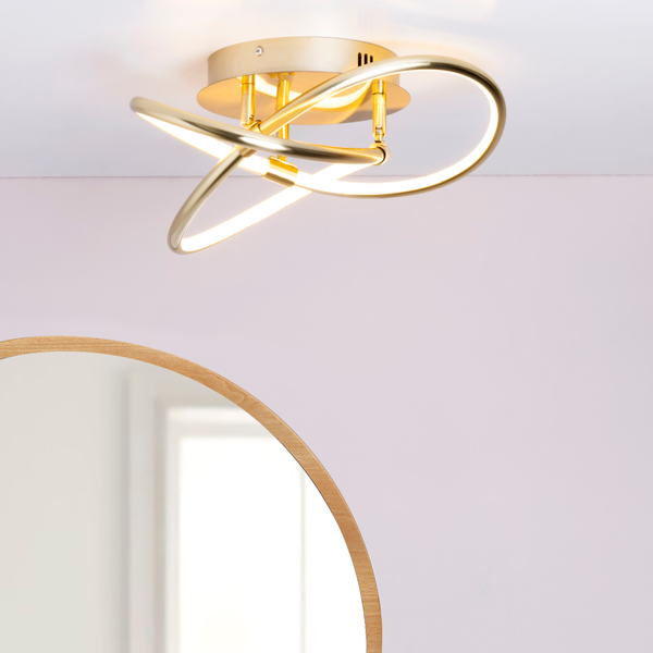 Eero Knotted shape Brass LED - Flush