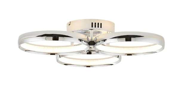 Lena LED Ring Chrome - Flush - Image 3