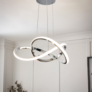 Eero Ceiling Light, Chrome - Pendant