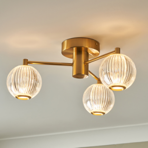 Rimi Acrylic Ball 3 Light - Semi Flush