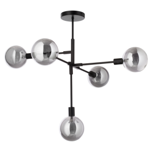 Hennock Satin Black Ceiling Light - Pendant