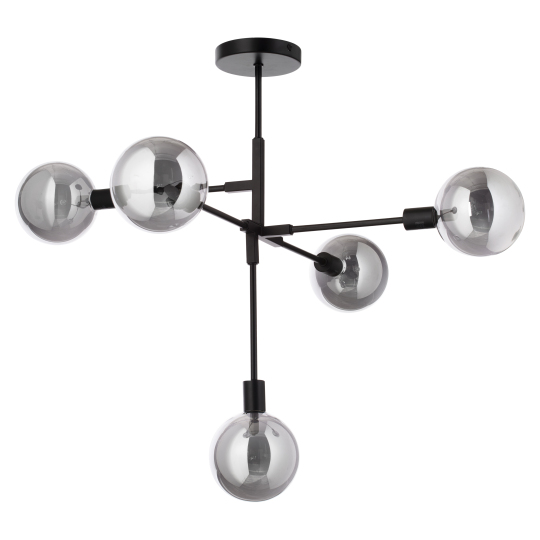 Hennock Satin Black Ceiling Light - Pendant