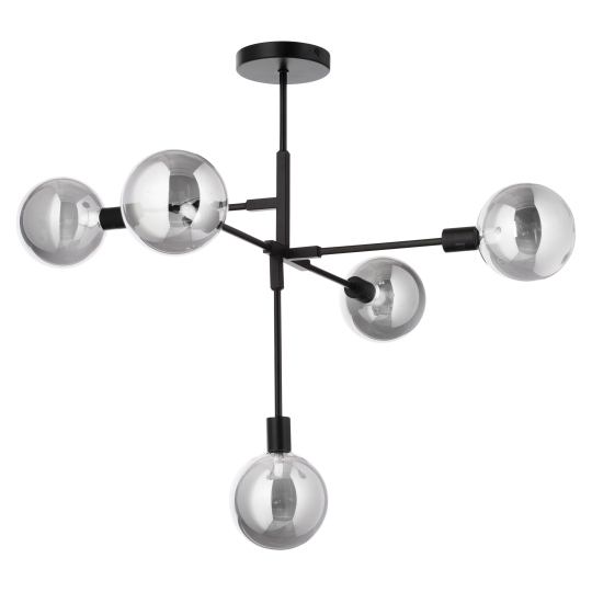 Hennock Satin Black Ceiling Light - Pendant - Image 2