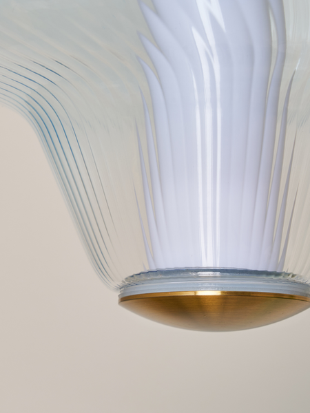 Elias LED Glass Pendant - Sky Blue - Pendant - Image 7