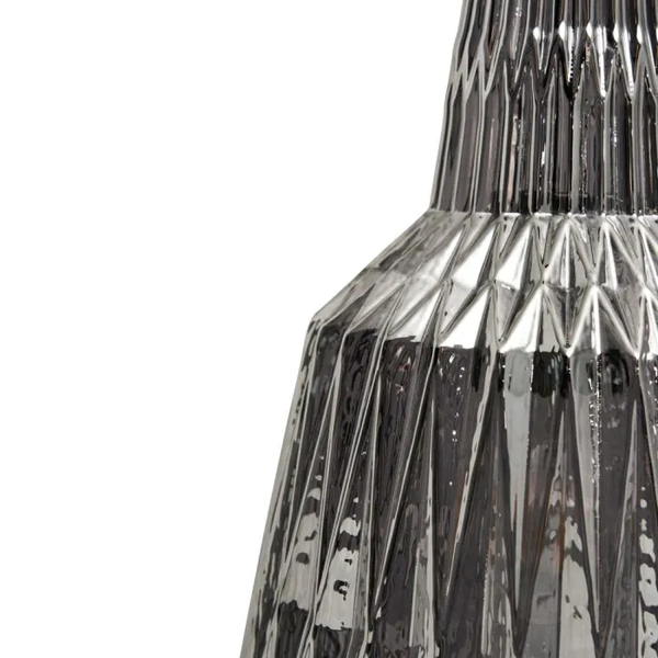 Mikael Glass 1 Light Ceiling Smoky Grey- Pendant - Image 4