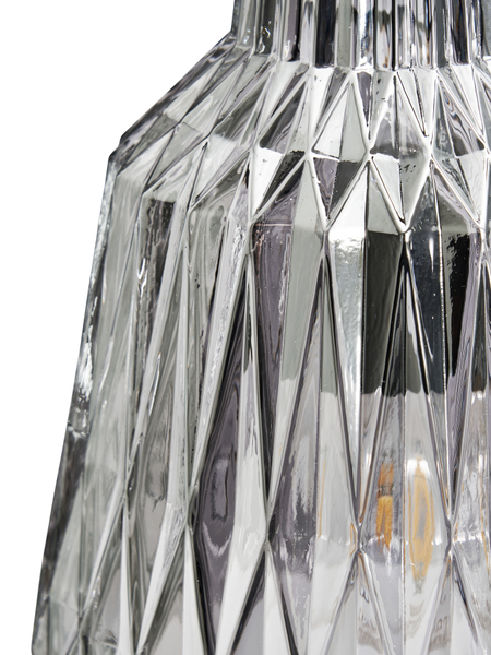 Mikael 3 Light Diner Bar Smoky Grey - Pendant - Image 4