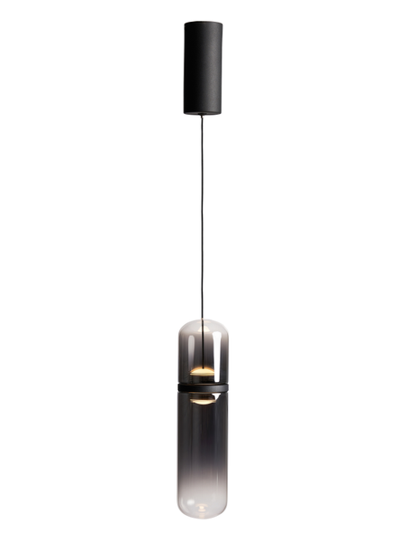 Bjorn LED Glass Light Smokey Grey - Pendant - Image 8