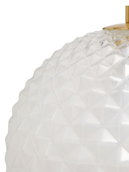Oskar LED Glass Satin Brass - Pendant - Image 5