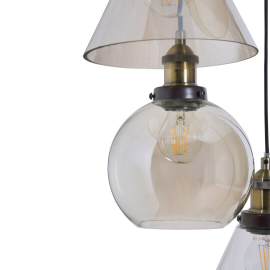 Carter Industrial 5 Light Cascade - Pendant - Image 6