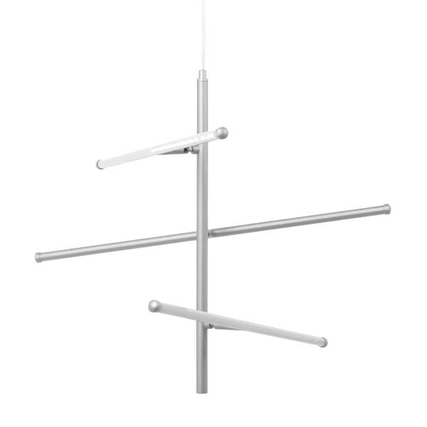 Zaha LED Silver sticks ceiling light - Pendant