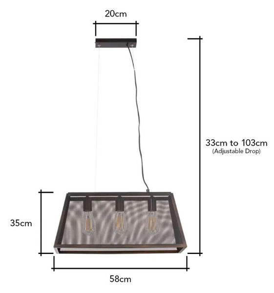 Mesh 3 Light Diner - Image 5