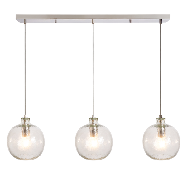 Alfie Bobble Glass 3 light diner - Pendant