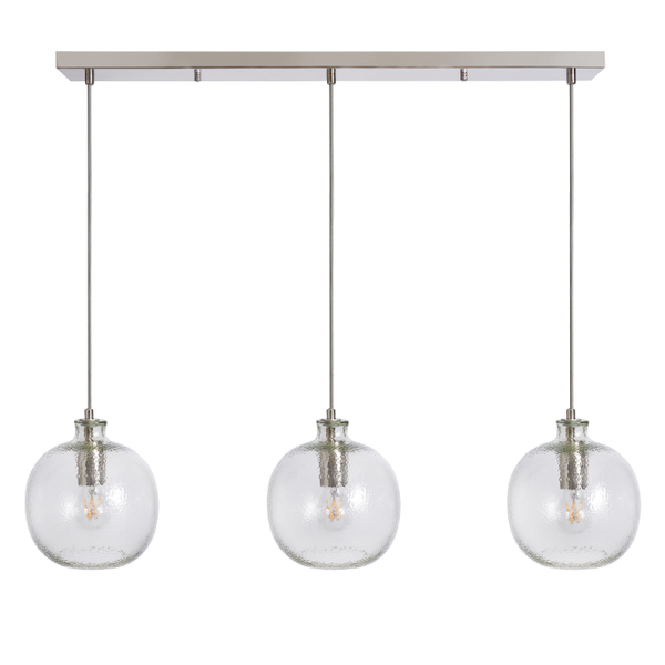 Alfie Bobble Glass 3 light diner - Pendant - Image 2