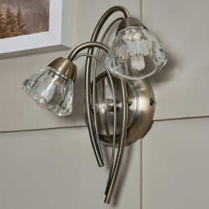 Marianne Antique Brass - Wall Light
