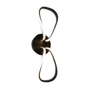 Alvar 2 Light Black - Wall Light