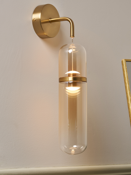 Bjorn LED Glass Champagne - Wall Light