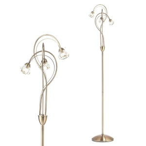 Marianne Antique Brass - Floor Lamp