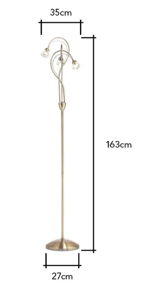 Marianne Antique Brass - Floor Lamp - Image 3