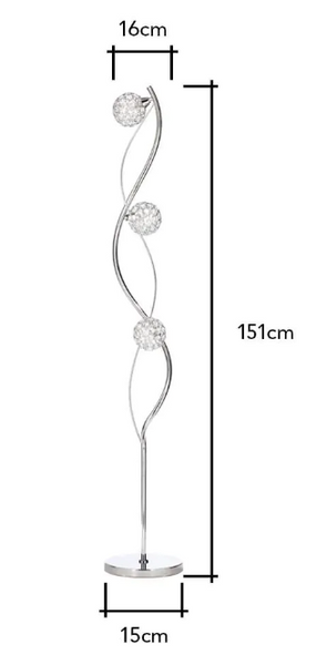 Orianna 3 Light - Floor Lamp - Image 5