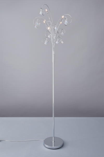 Lila Chrome - Floor Lamp